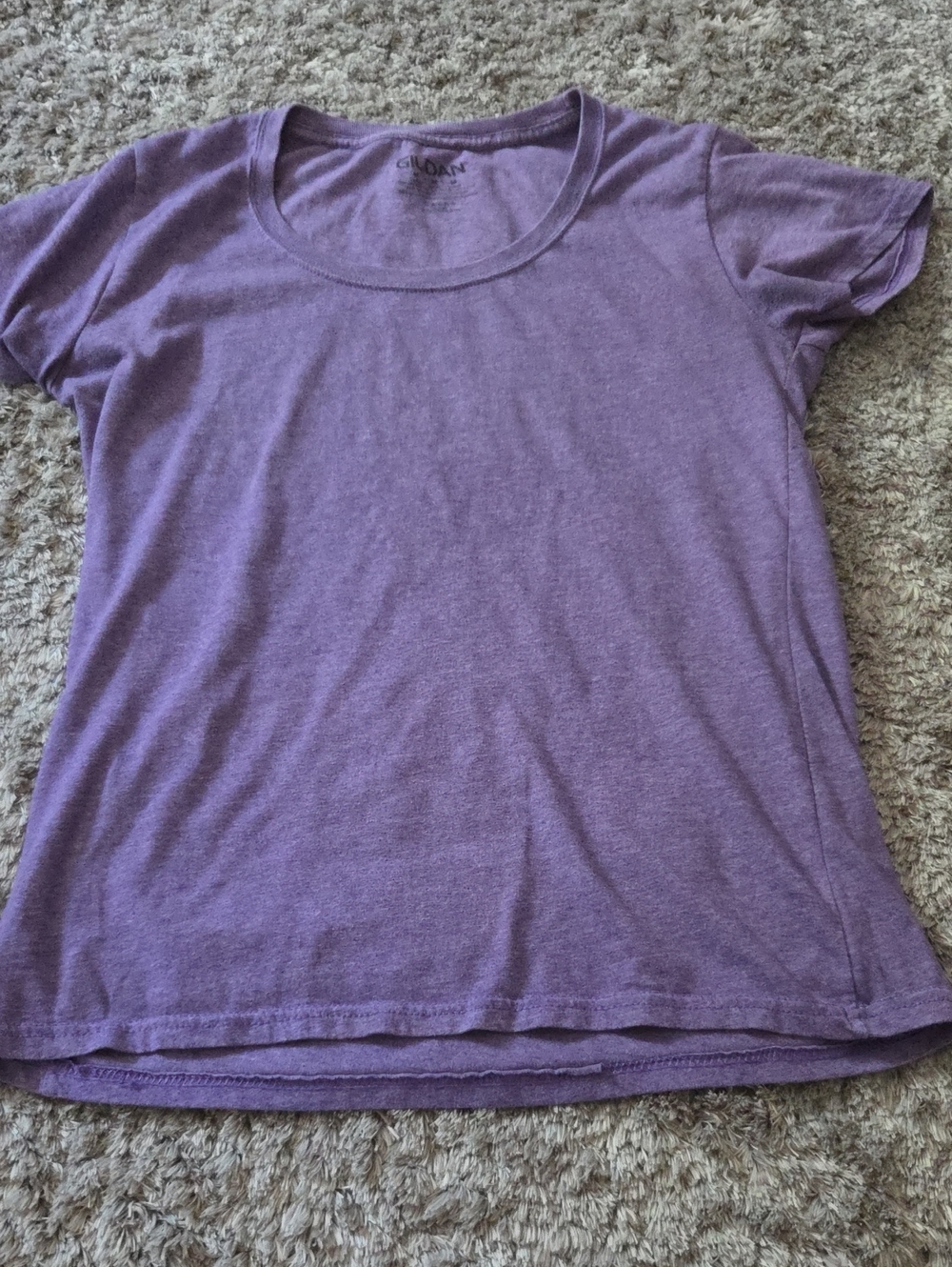 Gildan Women's Purple Short Sleeve Tee